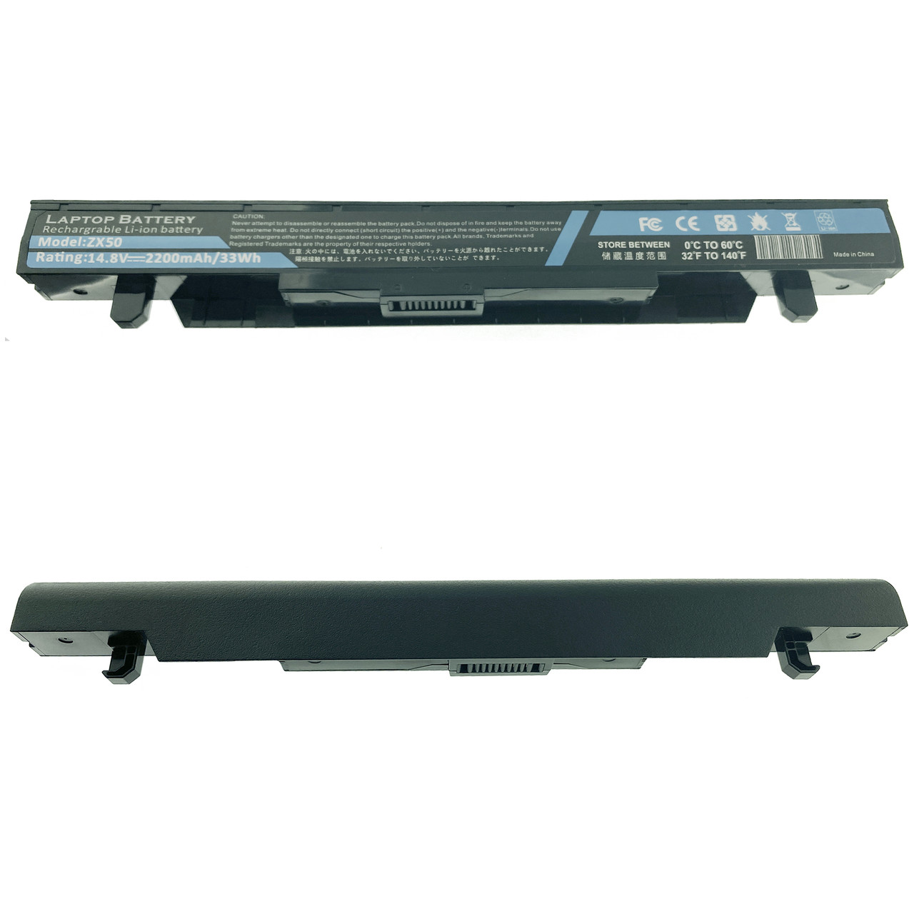 Аккумулятор для ноутбука Asus GL552VW/ K501 (A41N1424) / 14,8 В совместим с 15 В/ 2200 мАч