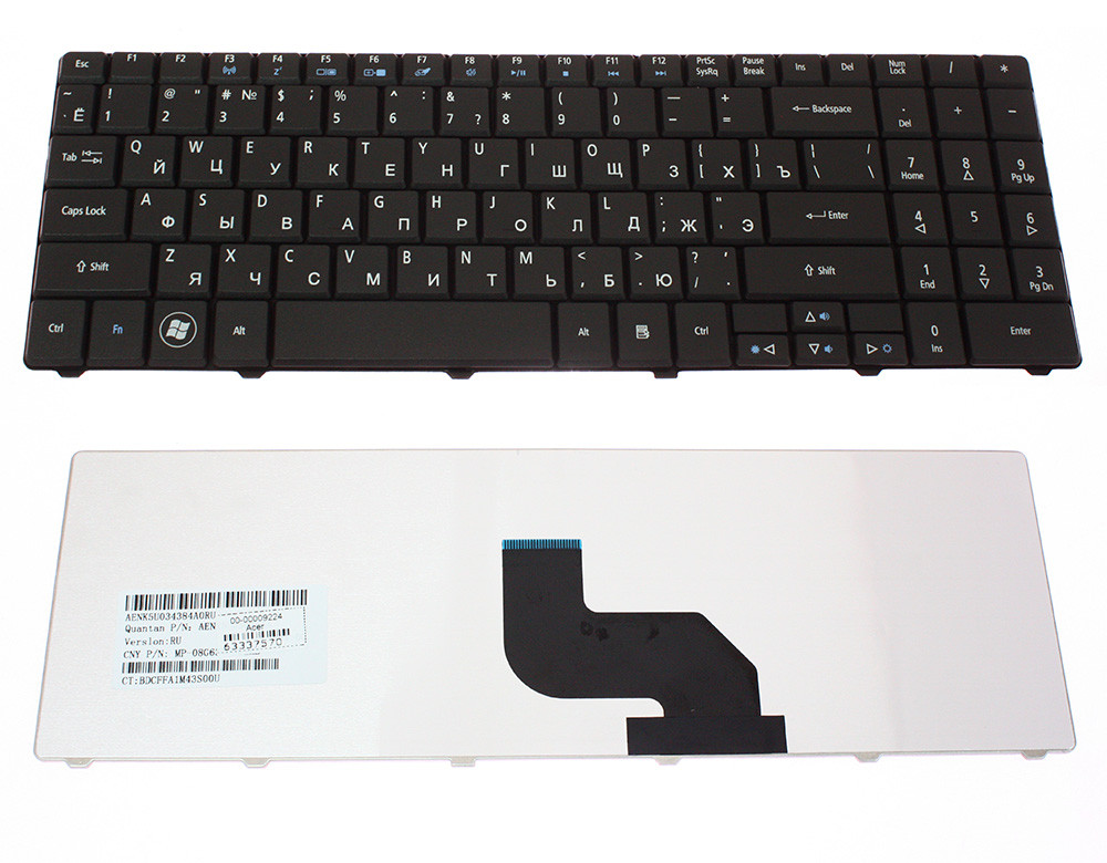 Клавиатура для ноутбука Acer Aspire 5517/ 5516/ E525/ E625/ E725/ G525/ G625/ G725