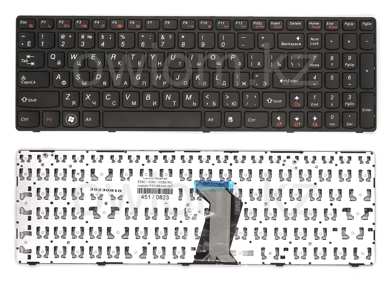 КЛАВИАТУРА ДЛЯ НОУТБУКА LENOVO IDEAPAD G580,V580, Z580