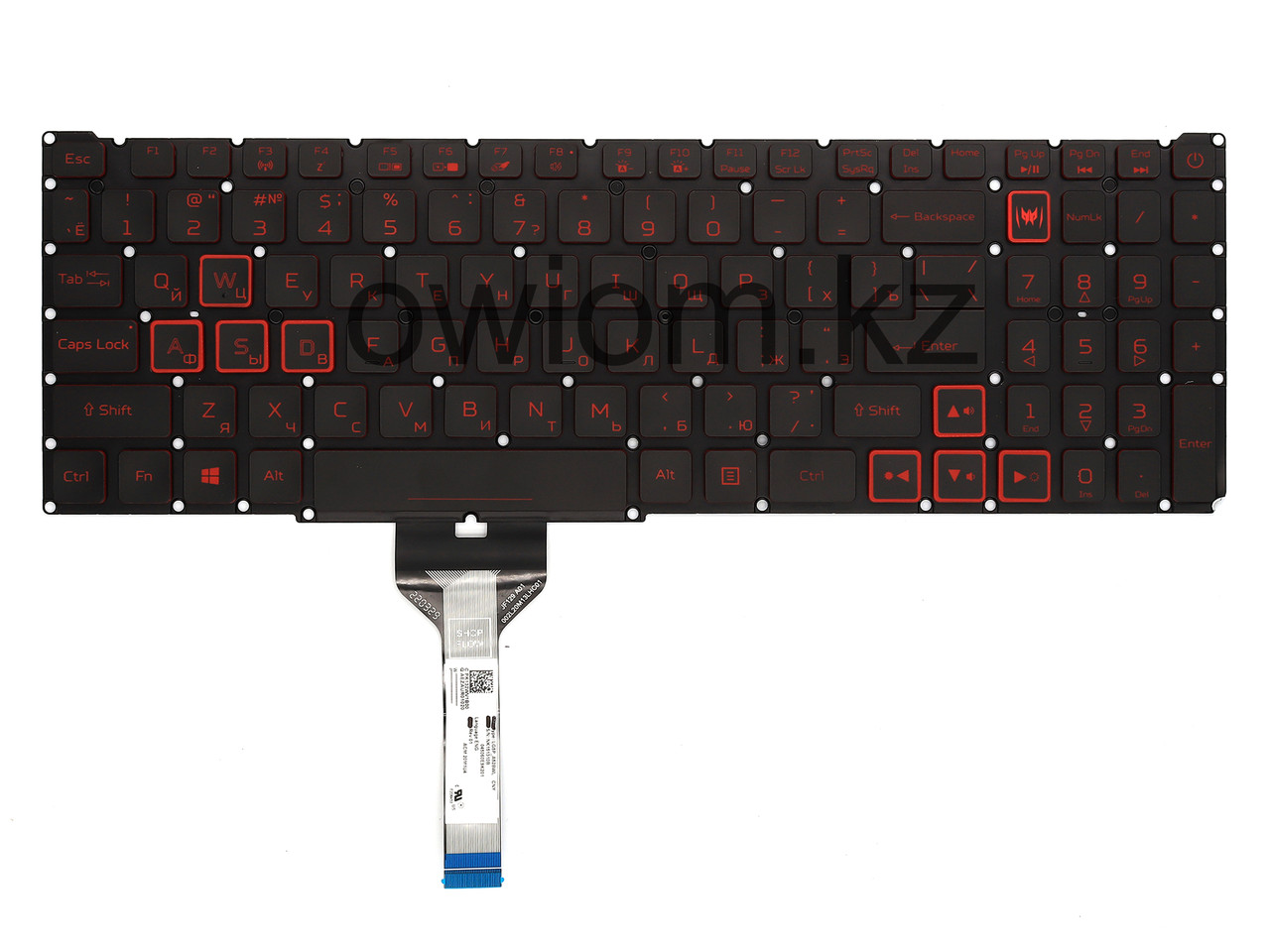 Клавиатура Acer Nitro 5 AN515-57 AN515-56 AN515-45 AN517-52 PK133AU1F04 NKI15170KL c RU/ EN